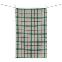 Load image into Gallery viewer, Xmas Plaid Kitchen Tea Towel