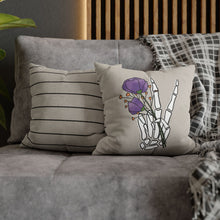 Load image into Gallery viewer, Skeleton Floral Two-Sided Pillowcase