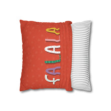 Load image into Gallery viewer, Fa-La-La Double Sided Pillow Cover