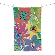 Load image into Gallery viewer, Bold Floral Kitchen Tea Towel