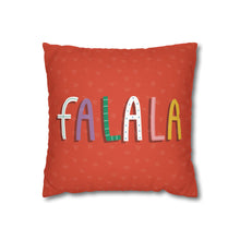 Load image into Gallery viewer, Fa-La-La Double Sided Pillow Cover