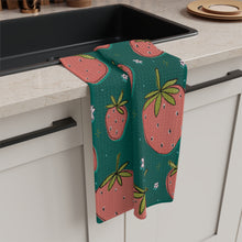 Load image into Gallery viewer, Strawberry Kitchen Tea Towel