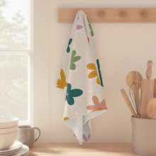 Load image into Gallery viewer, Retro Floral Kitchen Tea Towel
