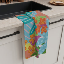Load image into Gallery viewer, Bold Florals Kitchen Tea Towel