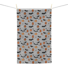 Load image into Gallery viewer, Spooky Halloween Kitchen Tea Towel
