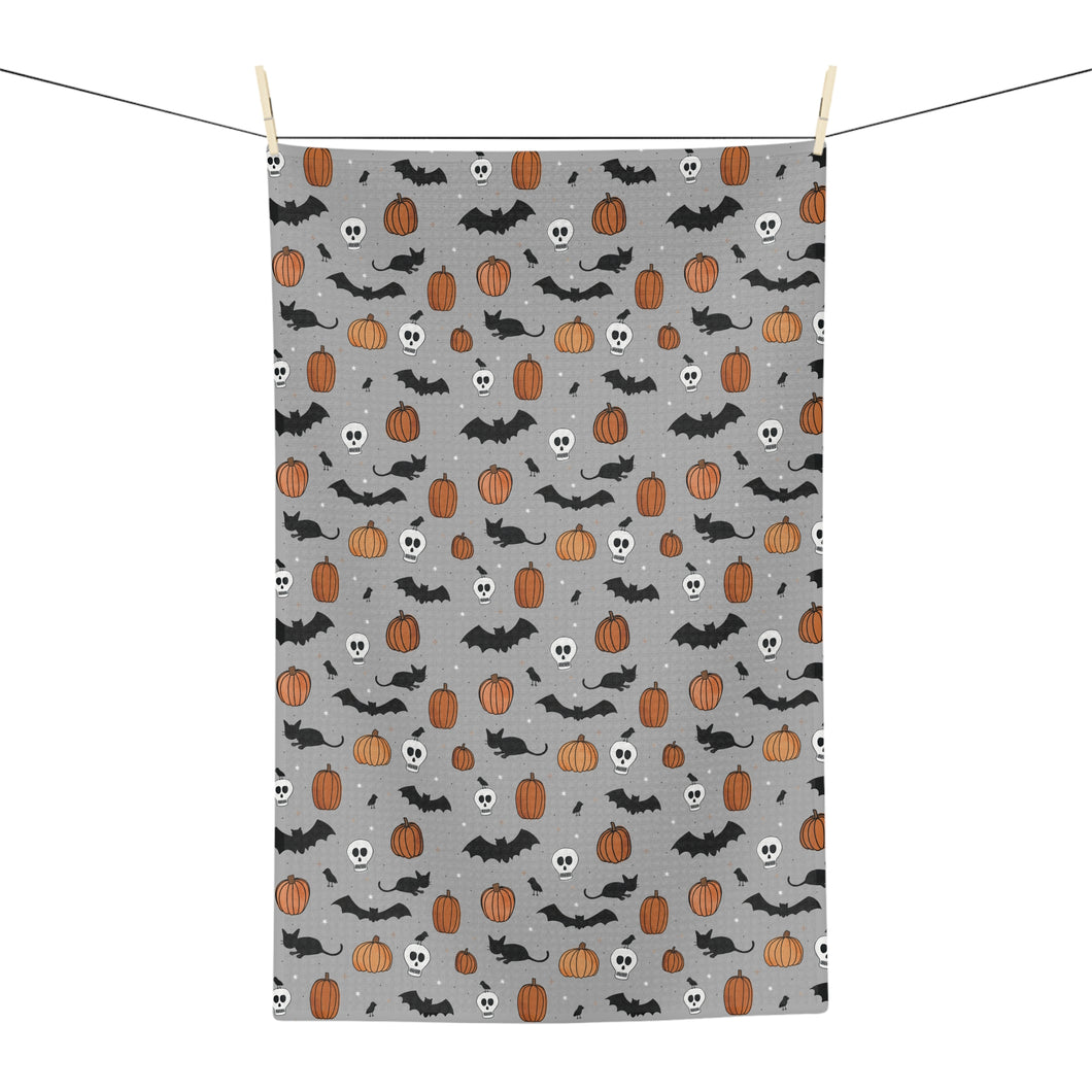 Spooky Halloween Kitchen Tea Towel