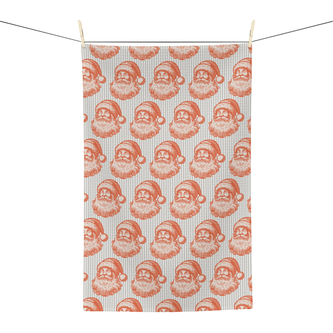 Classic Santa Kitchen Tea Towel