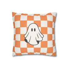 Load image into Gallery viewer, Two-Sided Halloween Checker Pillowcase
