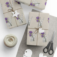 Load image into Gallery viewer, Skeleton Peace Halloween Wrapping Papers
