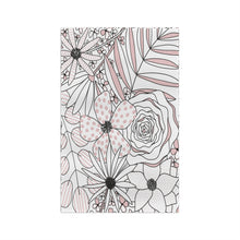 Load image into Gallery viewer, Floral Linework Kitchen Tea Towel
