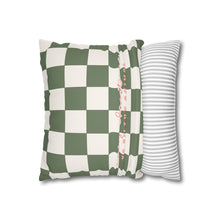 Load image into Gallery viewer, Christmas Checker Two-Sided Pillowcase
