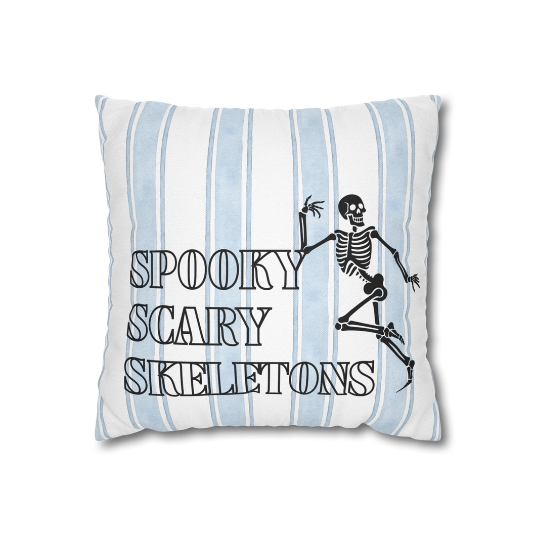 Spooky Scary Skeletons Two-Sided Pillowcase