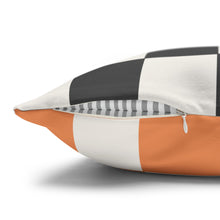 Load image into Gallery viewer, Two-Sided Halloween Checker Pillowcase
