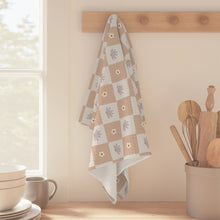 Load image into Gallery viewer, Girly Checkers Kitchen Tea Towel
