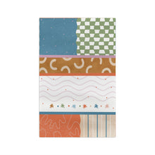 Load image into Gallery viewer, Retro Patchwork Kitchen Tea Towel
