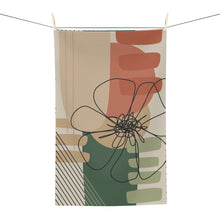 Load image into Gallery viewer, Geo Floral Kitchen Tea Towel
