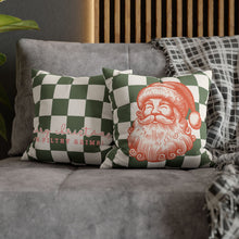 Load image into Gallery viewer, Christmas Checker Two-Sided Pillowcase
