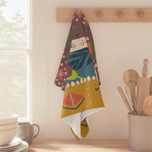 Load image into Gallery viewer, Boho Kitchen Tea Towel
