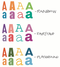 Load image into Gallery viewer, alphabet sticker sheet
